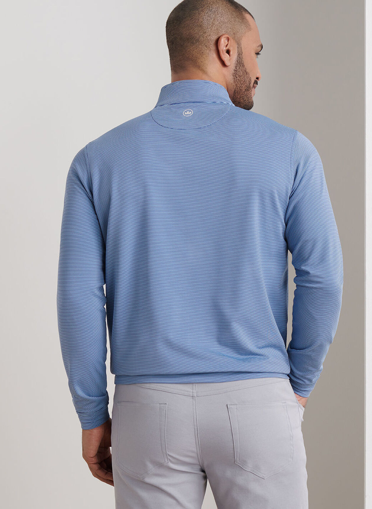 Peter Millar Perth Sugar Stripe Performance Quarter-Zip - Bild 3