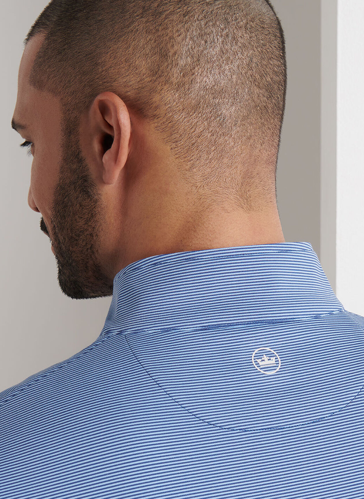 Peter Millar Perth Sugar Stripe Performance Quarter-Zip - Bild 4