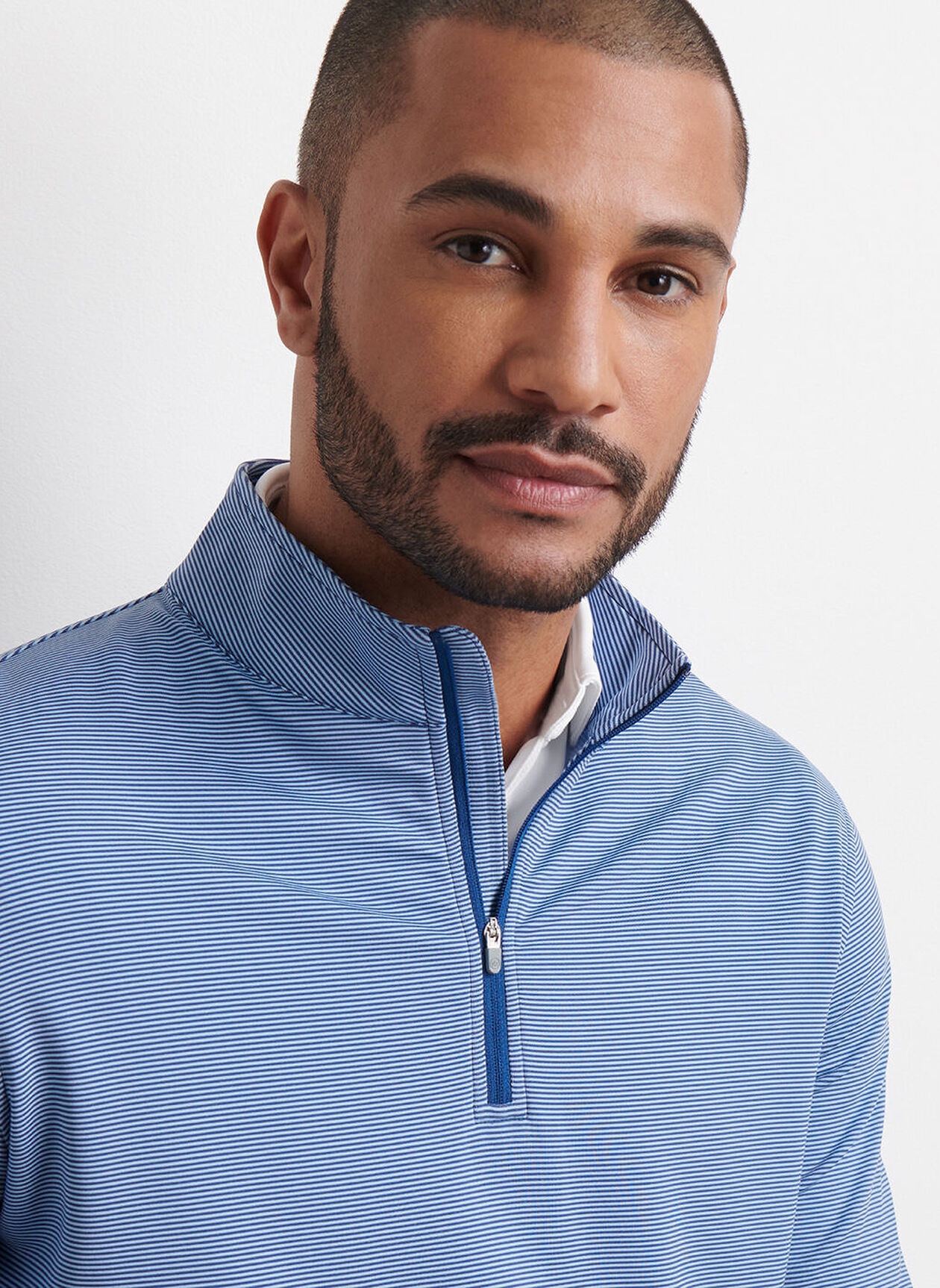 Peter Millar Perth Sugar Stripe Performance Quarter-Zip - Bild 5